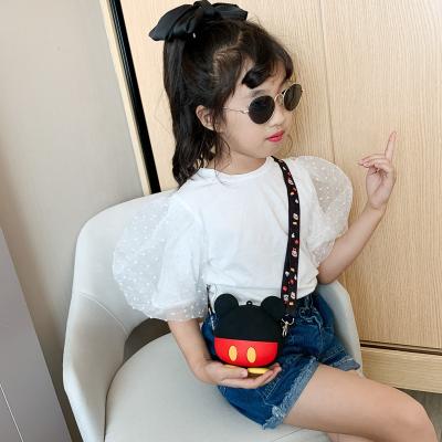 China Disney Minnie Mickey Makeup Pouch Coin Wallet Purse Main Chain Bag Mickey Can Stand Silicone Mini Kawaii Small Women Multifunctional Colorful Cute Kids for sale