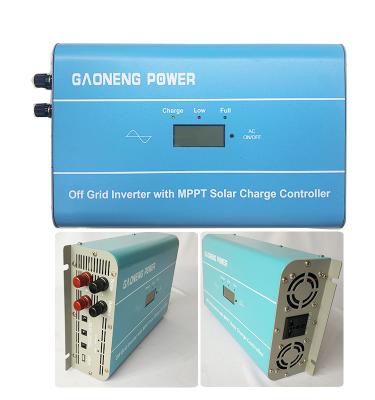 China Polarity Reversed Protection 1kW Pure Sine Wave Power Inverter With Charger 220Vac 12VDC 30A for sale