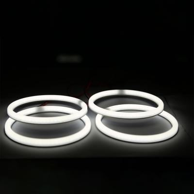 China 60mm 70mm 80mm cotton led angel eyes waterproof multi color 12v led halo rings demon eyes headlights 70mm~160mm for sale