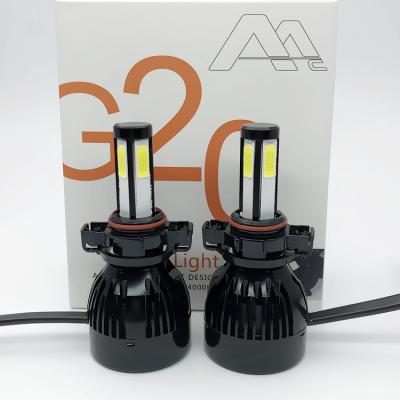 China Automobile led headlight 5202 led headlight bulb G20 5202 COB 4side 12000lm 6000k 8000k led headlights e90 for sale