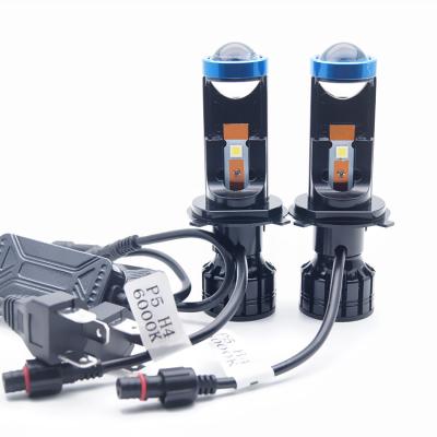 China Motorcycle Mini Led Spotlight Motor Accessories Auxillary H4 Lamp Aluminum Projector Led Motorcycle Headlight for sale