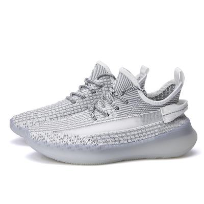 China Cushioning Luminous Sneaker New products Original Quality Zebra Yeezy shoes cheap sneakers for sale