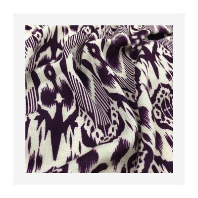 China Comfortable And Breathable Organic Custom Printing Black Fabric 100% Rayon Fabric Material for sale