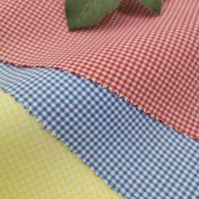 China Stretch Factory Supply Dress Fabric Shirts Blouses Stretch Polyester Cotton Shirting Canvas Blended Fabric for sale