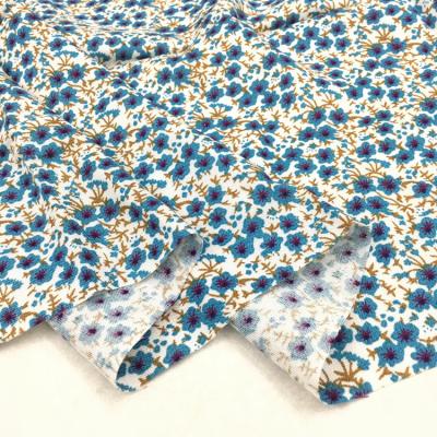 China Small anti-static wholesale floral printed 100% cotton fabric for textile handmade fabric cotton fabric floral printing for sale