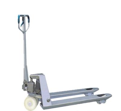 China Hotels 304 Stainless Steel High Quality Hand CE Manual Pallet Truck Price for sale