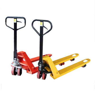 China Transport in stock 2 ton 2 ton hand pallet truck hydraulic manual forklift 3 ton good quality manual hand pallet truck material for sale