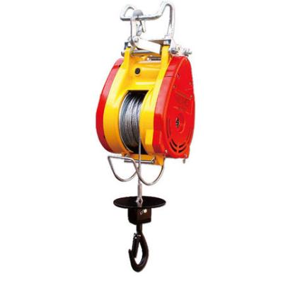 China Portable 160kg - 500kg Mini Electric Wire Rope Hoist Construction Site Lifter for Warehouse for Factory for sale