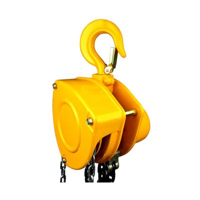 China Widely Used 2 Ton Manual Marine Lifting Chain Hoist 0.5t Pulley 0.5t Small Block Crane Tools 3ton Lifting Goods for sale