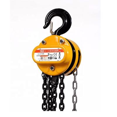 China Construction Site Pusher 2T 6M Manual Chain Hoist With High Quality Mini Lifting Chain Hoist for sale