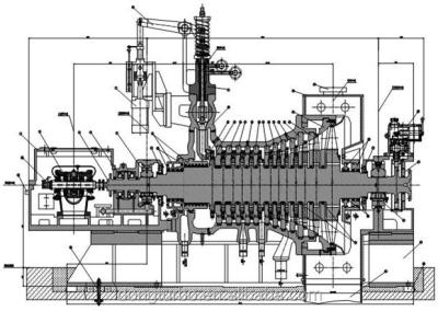 China Chengdu reheat congenerating 800-1000MW high pressure steam turbine for Dongfang, htc turbine 200MW en venta