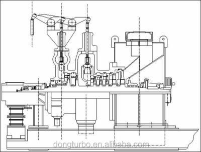 China 300MW Air Cooling Direct Extraction Sichuan 300mw Subcritical Reheat Condensing Steam Turbine en venta