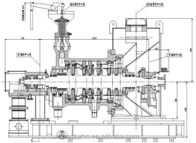 China Dongturbo Servicing For Condensing Feed Water Pump Single Cylinder Impulse Steam Turbine High Speed for sale