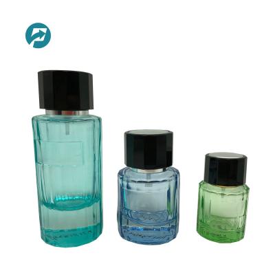 China Personal Care 30ml 50ml 100ml Glass Cylinder Perfume Bottle For Men for sale