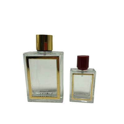 China Personal Care 25ml 100ml Brand Glass Empty Perfume Bottle for sale