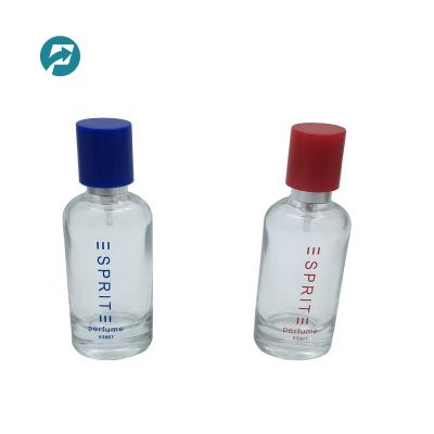 China Personal Care 30ml 50ml Boston Shaped Crimp Neck Perfume Bottle for sale