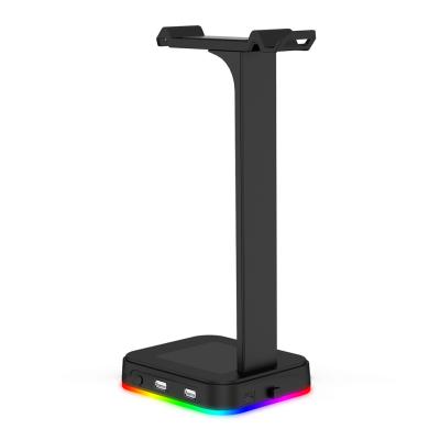 China Earphone Stand RGB Earphone Stand Headset Desktop Bracket Earphone Stand Support Display Stand Gamer Gaming PC Accessories for sale