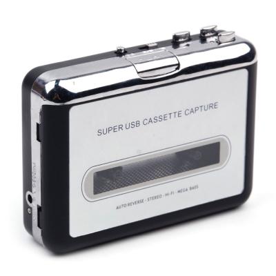 China Portable Cassette Recorder Player Cassette Player USB Cassette to MP3 Converter Capture Music Player Tape Audio Cassette Recorder for sale