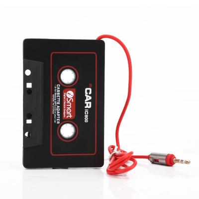 China AUX converter. 3.5mm Adapter Durable Car Cassette Recorder Car Audio Tape Cassette Holder For MP3/4 Phone Car CD Player for sale