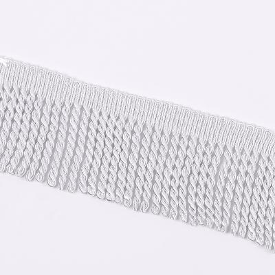 China 9CM High Quality High Quality More Colors Ingot Fringe Tassel Trim For Carpet Decoration for sale