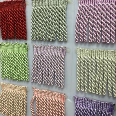 China Wholesale Tassel Lace 10CM More Colors Bullion Fringe Trim For Curtain Decorations for sale