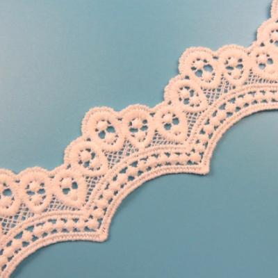 China Viable high quality 5CM embroidery water soluble lace for garment for sale