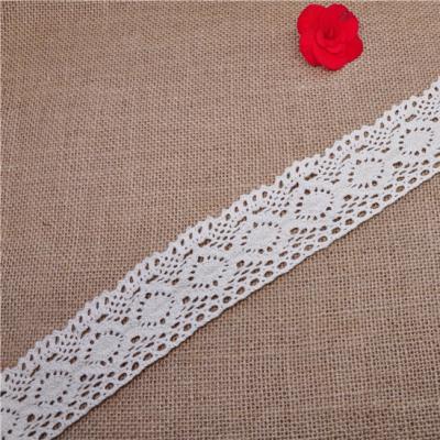 China Wholesale 100% Cotton Crochet Lace Trimming For Hometextile for sale