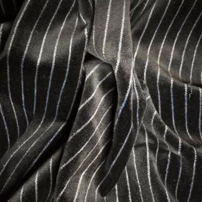 China Antistatic Wholesale Soft High Quality Cotton Velvet Fabric In Stripe For Clothes for sale