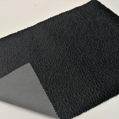 China Toy For Garment and Toy Embossed Acetate Faux Fur Fabric Plush Fabric Wholesale for sale