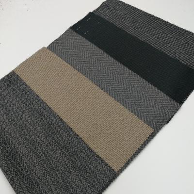 China Pill anti hotsale KNIT wool cotton multi-designs poly herringbone houndstooth double faced woolen fabrics for sale