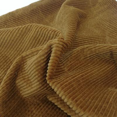 China Factory Wholesale 8 Wales 100% Cotton Anti-Static Bubble Corduroy Fabric for sale