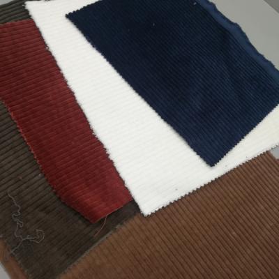 China Wholesale Solid Cotton Stretch Corduroy Fabric From Factory 360gsm 6 Nice Quality Stretch Wales for sale