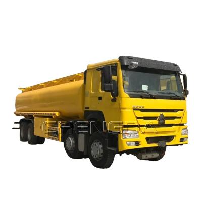 China Carbon Steel Hotsale 2020 Nigeria Sinotruk Howo Hohan 6X4 15000 Liters Fuel Tank Trucks for sale