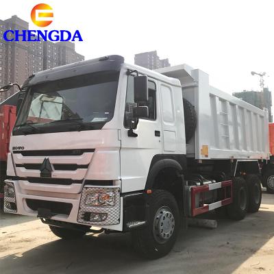 China Low Price Sinotruck Heavry Used Howo Tipper Dump Trucks > 8L for sale