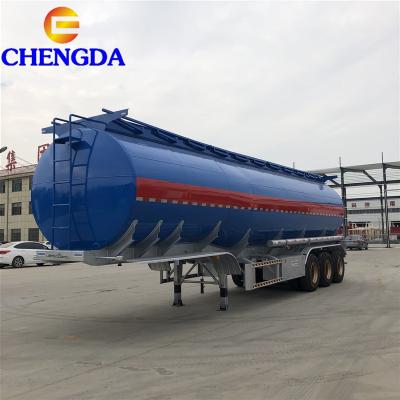 China Truck Trailer Heavy Duty 3 Axles 30000L 45000L Oil Fuel Tanker Semi Trailer for Sale for sale