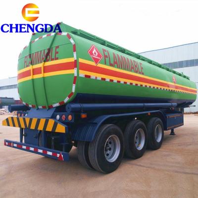 China Large Transport Trailer Truck New 45000 Liters Fuel Tanker Oil Tank Trailer For Sale In Dubai for sale