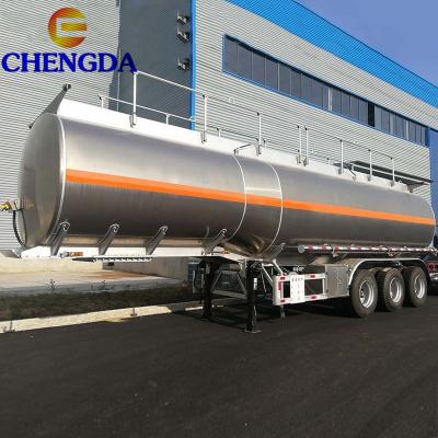 China Truck Trailer 3 Axles 40000 45000 50000 55000 Liters Aluminum Alloy Steel Fuel Tanker Trailer for sale