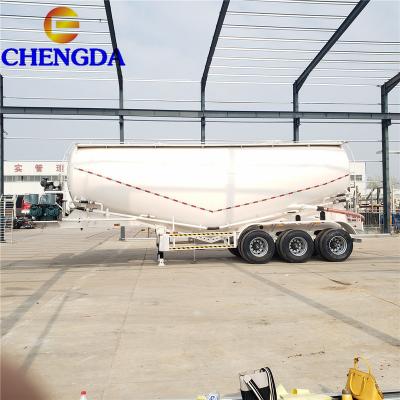 China Truck Trailer Used Used 40 Volume Bulk Cement Tanker Semi Trailer For Sale for sale