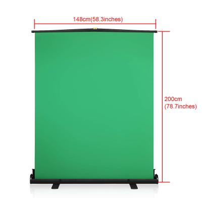 中国 Portable SOLID COLOR 58.3x78.7inches Green Studio Photography Screen Photo Backdrop Background For Video Studio Shoot 販売のため