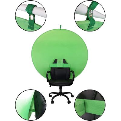 Κίνα Green COLOR 2021 Chairs Portable Green Backdrop Studio Collapsible Photographic Screen Reflector For Webcam Backdrop προς πώληση