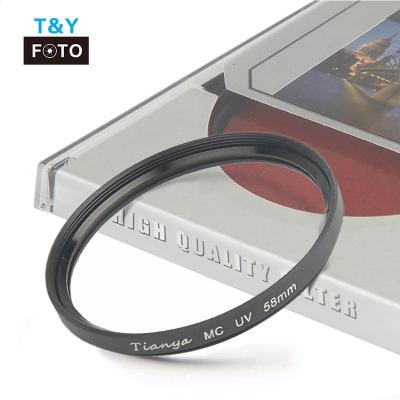 China Market Waterproof Wholesale Camera Tianya Glass Multi Coating UV Filter for sale