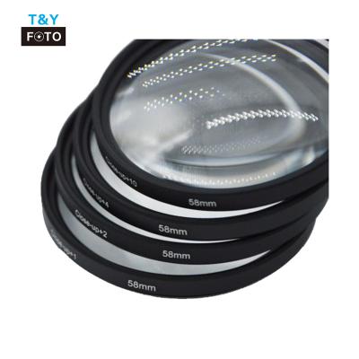 China Professional High Quality Optical Glass Tianya #1 #2 #3 #4 #8 #10 49mm 52mm 62mm End Up Lens Filter Kit en venta