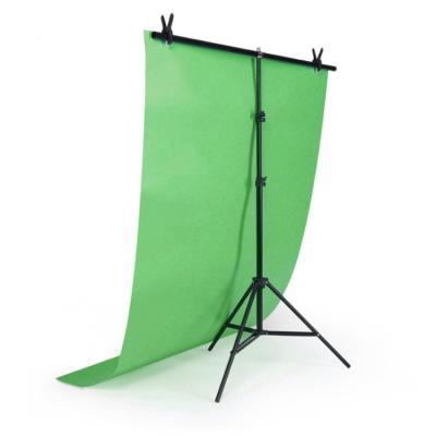 China Professional Photo Backdrops Portable Photography Backdrop Stand 1.5x2m T-shape Background Backdrop Stand Stand for sale