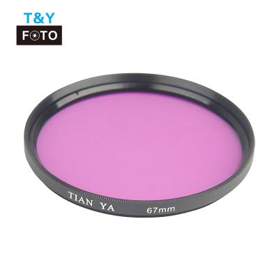 Cina Camera Lens Full Color Fluorescent Filter Round 62mm Filter For Canon Nikon Round in vendita