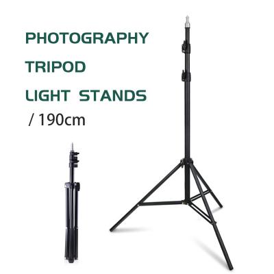 China PORTABLE 1.9m lightweight tripod light tripod phone photography tripod video light stands for photography en venta