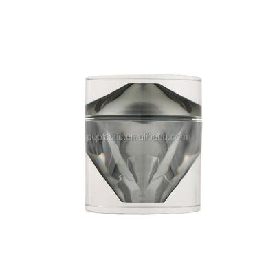 China Personal Skin Care Packaging New Product Diamond Shaped Fashion Hot Selling Cosmetic Jar for sale