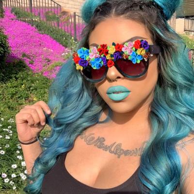 China Dvacaman Boho Vintage Custom 6 Colors Frame Sunglasses Women 2021 Newest Fashion Beach Resin Plastic Flower Oversized Sunglasses Handmade Wholesale for sale