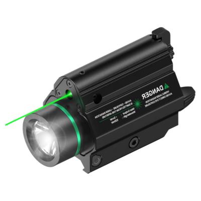 China 200 Lumen Removable Combo Tactical Light Red/Green Laser Flashlight With P&R Mount for sale