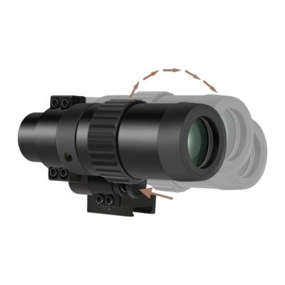 China Red Dot Sight Red Dot Magnifier With Rotate To Side Focus Adjustment M37 1.5X - 5X Outdoor Scope for sale