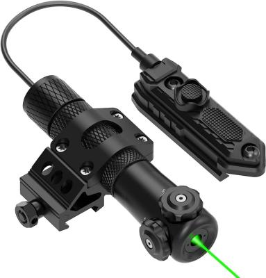 China Green Laser Red/Green/Blue Laser Sight Dot Tactical Laser with 20mm Picatinny Mount and Pressure Switch Included for sale